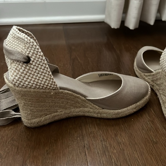 Brand New Soludos Wedge Lace-Up Espadrille Sandals heels 7 - Picture 5 of 7